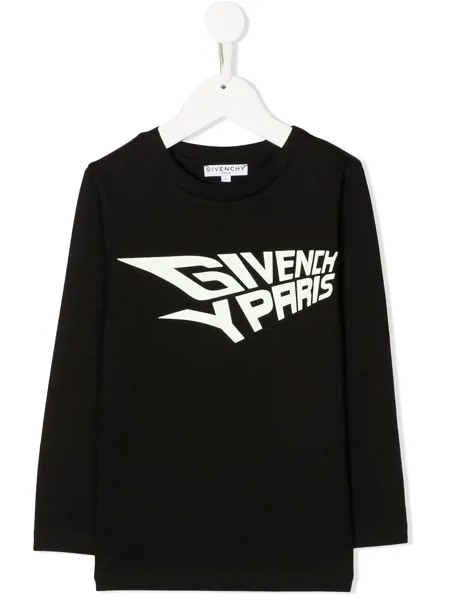 Givenchy Kids футболка с логотипом