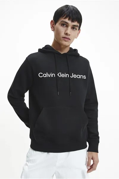 Толстовка с логотипом Calvin Klein Jeans, черный