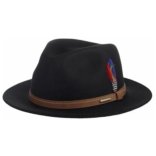 Шляпа STETSON, размер 57, черный