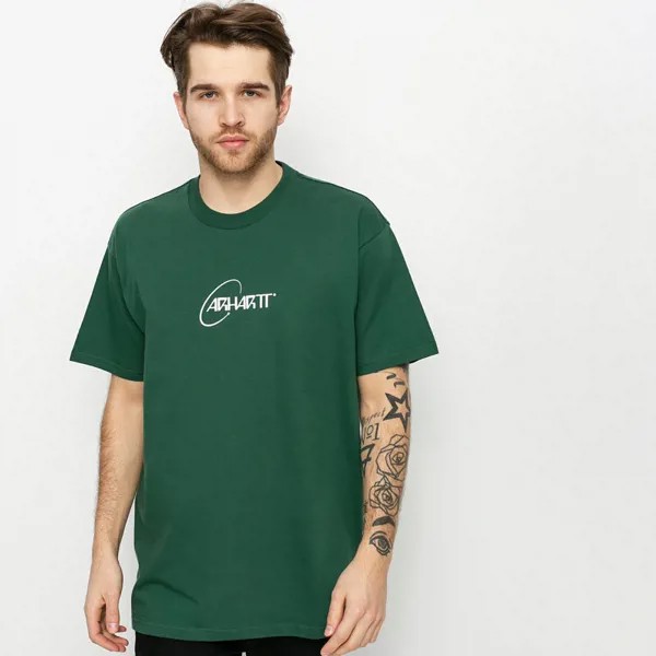 Футболка CARHARTT WIP S/S Orbit T-Shirt Treehouse / White 2021