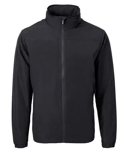 Мужская куртка с молнией во всю длину из переработанного материала Cutter Buck Charter Eco Knit Cutter & Buck, черный