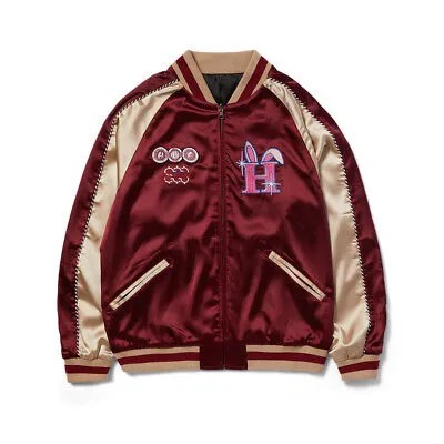 HUF x Freddie Gibbs Сувенирная куртка унисекс Мужская ягода