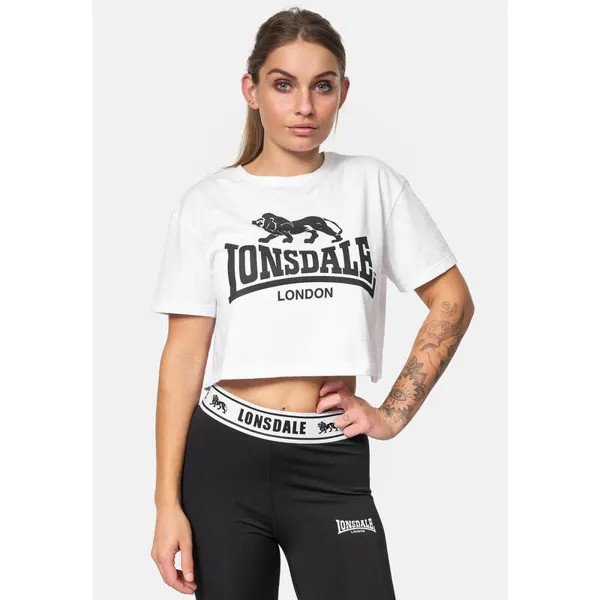 LONSDALE Женская укороченная футболка GUTCH COMMON