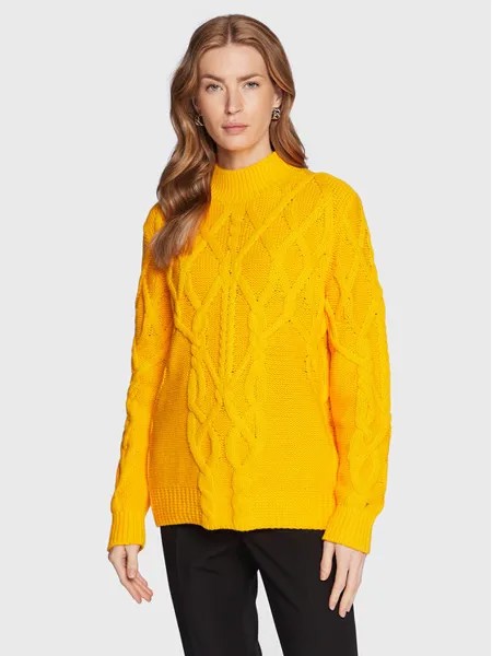 Пуловер свободного кроя Tommy Hilfiger, желтый
