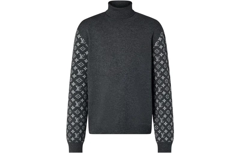 LOUIS VUITTON Мужской кашемировый свитер, цвет Black
