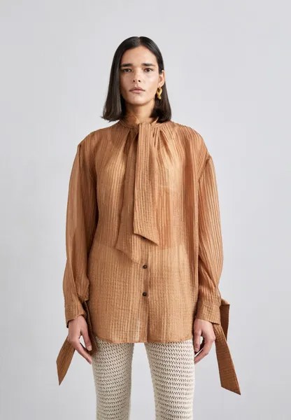 Блузка-рубашка LOTUS STRUCTURED Holzweiler, цвет brown