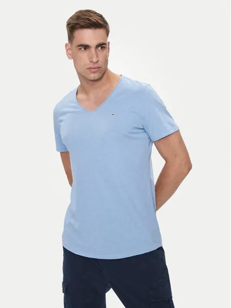 Футболка узкого кроя Tommy Jeans, синий
