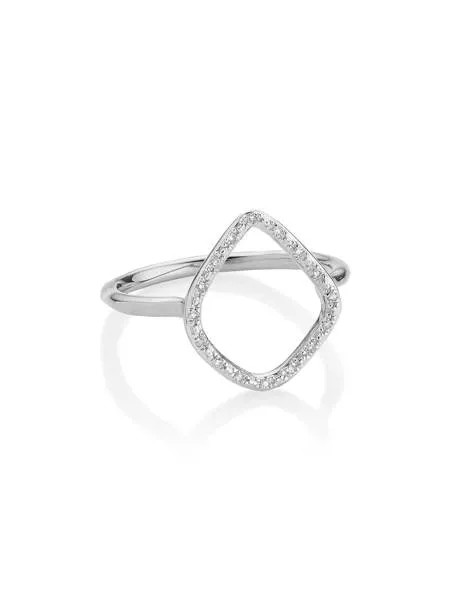 Monica Vinader Riva Diamond Hoop ring