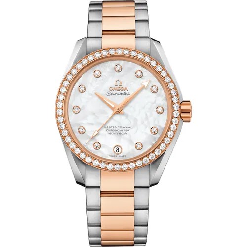 Наручные часы OMEGA Omega Seamaster Aqua Terra 23125392155001, белый, серебряный