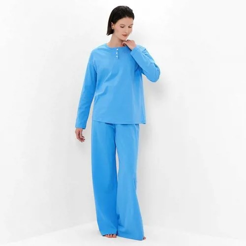 Пижама  Minaku, размер 50, синий, голубой