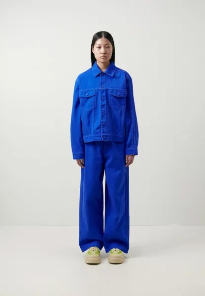 Джинсовая куртка KSENIASCHNAIDER JACKET adidas Originals, цвет blue