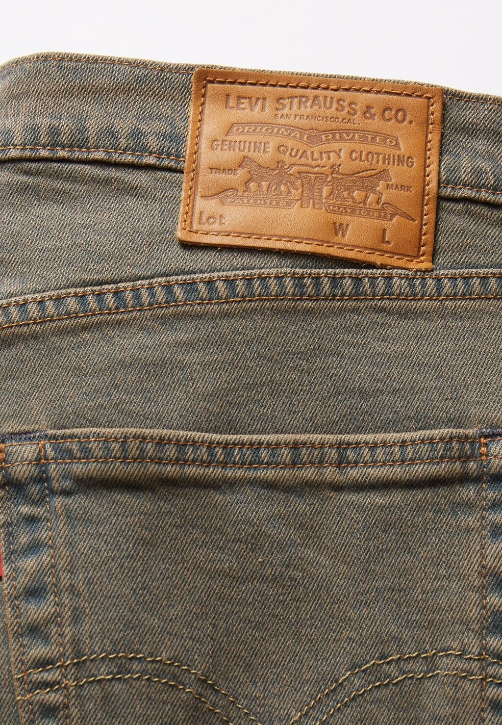 Джинсы зауженного кроя 512 SLIM TAPER Levi's, серый деним