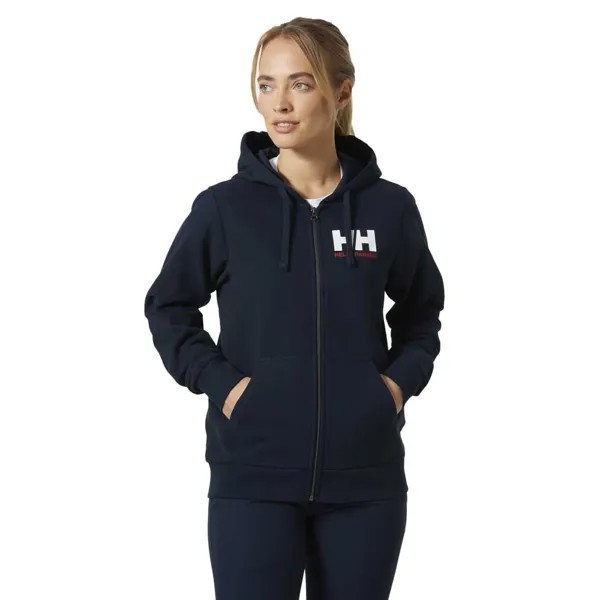 Толстовка Helly Hansen Logo Full Zip 2.0 Full Zip, синий