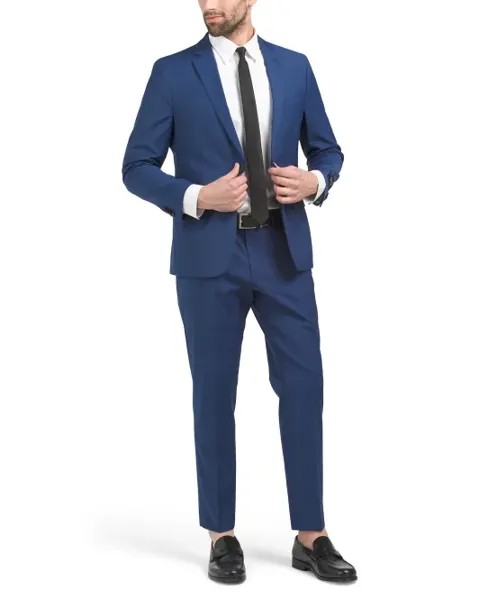 Клетчатый вложенный костюм Original Penguin, синий