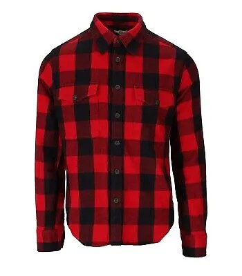 Woolrich Oxbow Buffalo Red Black Shirt Man