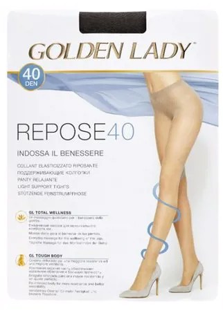 Колготки Golden Lady Repose 40 den, размер 5-XL, fumo (серый)