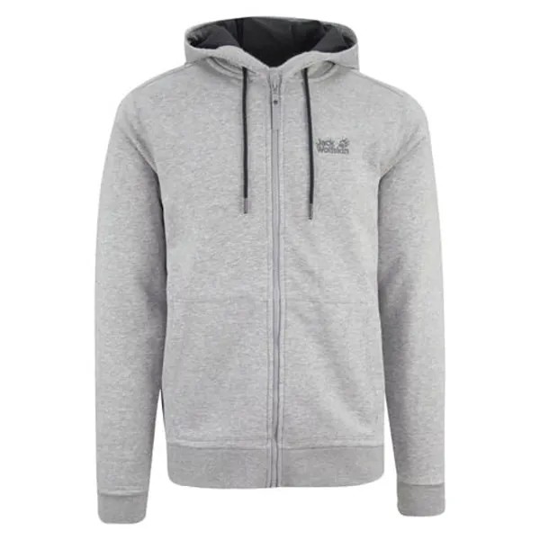 Мужская спортивная куртка с логотипом Jack Wolfskin, серый