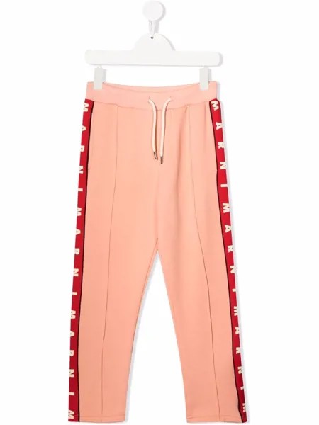 Marni Kids спортивные брюки с логотипом
