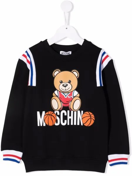Moschino Kids толстовка Teddy Bear с логотипом
