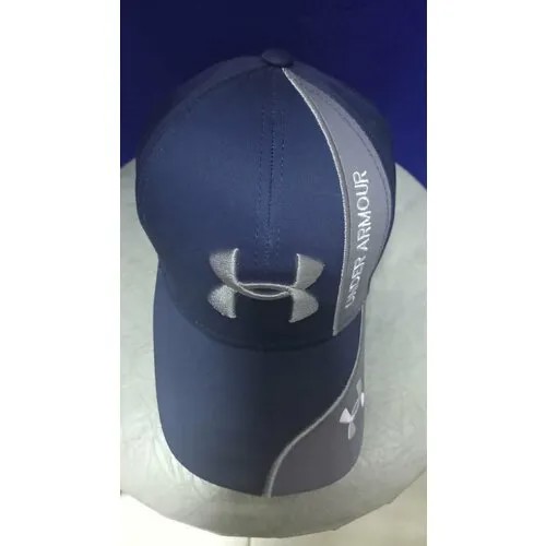 Бейсболка Under Armour UNDER ARMOUR бейсболка летняя кепка с Регулировкой размера для регби хоккея Синяя, размер 58/62, черный, синий