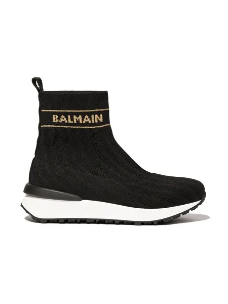 Balmain Kids слипоны с блестками