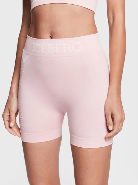 Спортивные шорты slim fit Iceberg, розовый