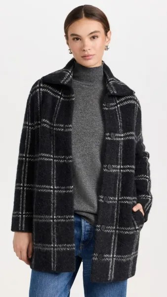 Кардиган Vince Plaid, угольный