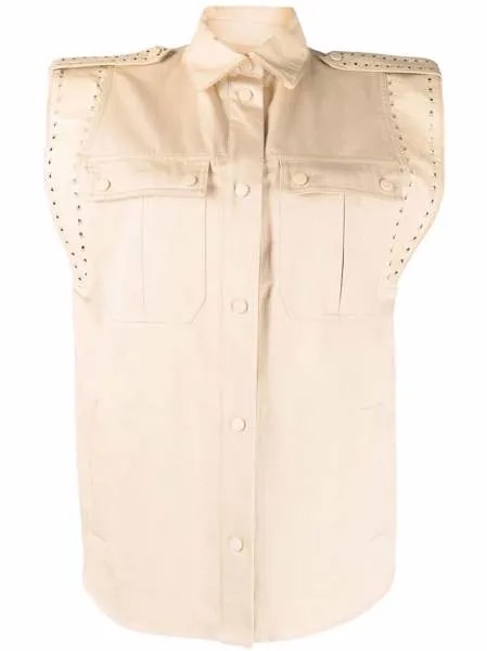 TWINSET buttoned cotton vest