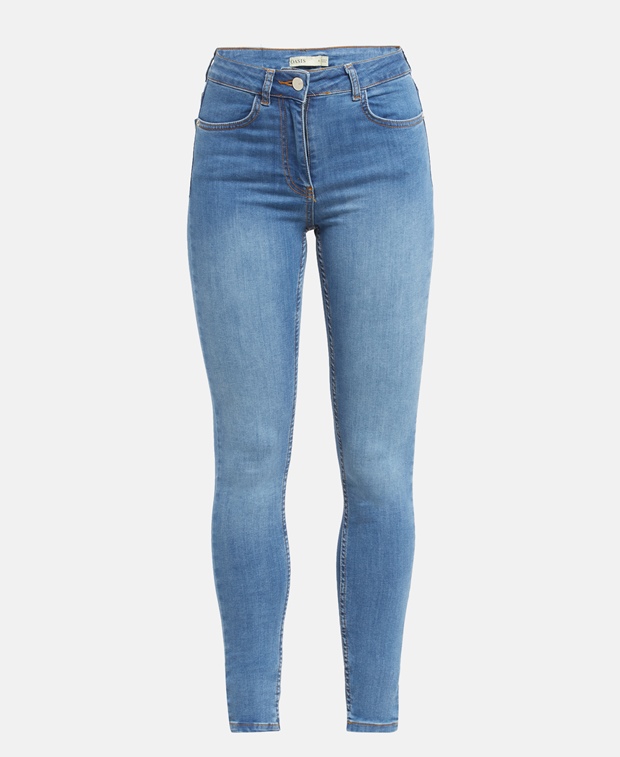 Узкие джинсы органик Oasis, светло-синий
