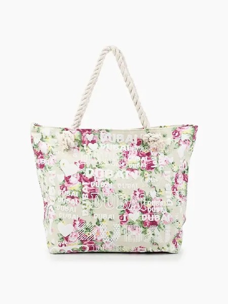Пляжная сумка женская Rosedena BAG-46-066 бежевая