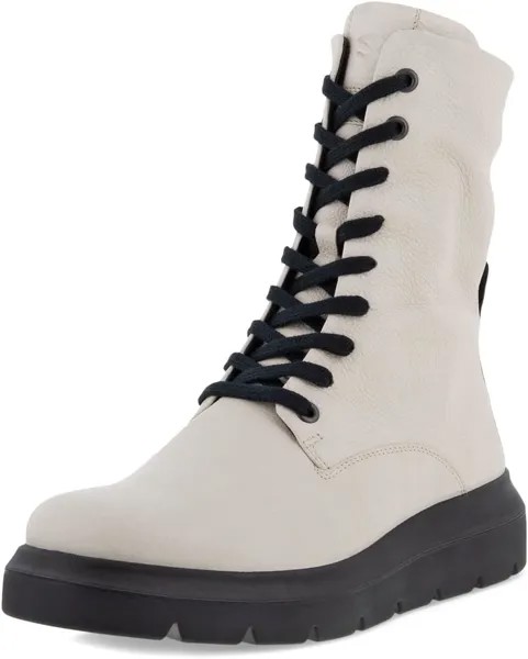 Ботинки на шнуровке Nouvelle Hydromax Water-Resistant Tall Lace Boot ECCO, цвет Limestone