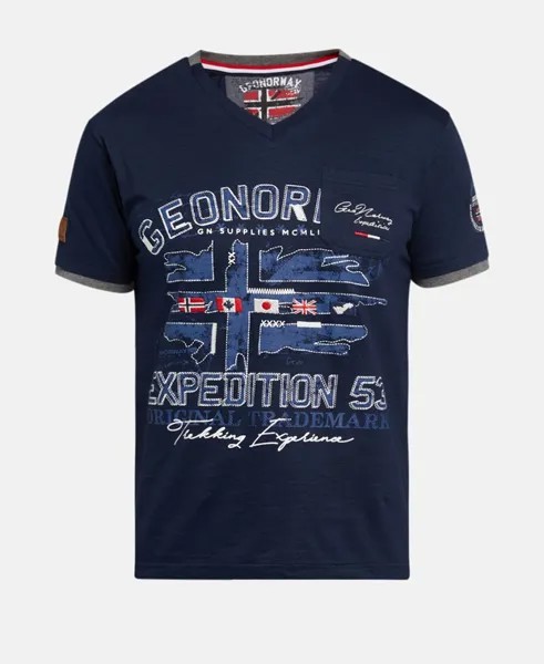 Футболка Geographical Norway, темно-синий