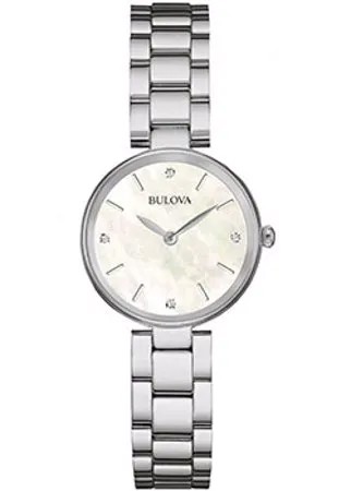 Японские наручные  женские часы Bulova 96S159. Коллекция Diamonds