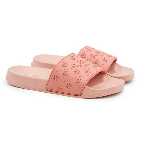 Сланцы женские Pepe Jeans London SLIDER SPORT PLS70107 розовые 39 EU