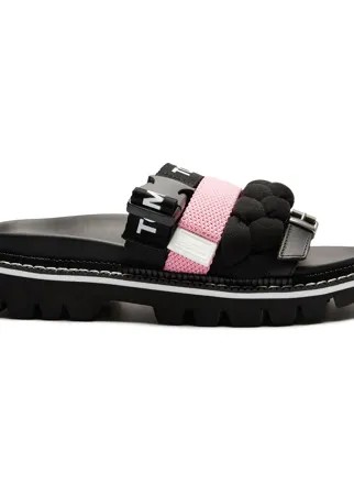 BRAIDED STRAP MULE SANDAL