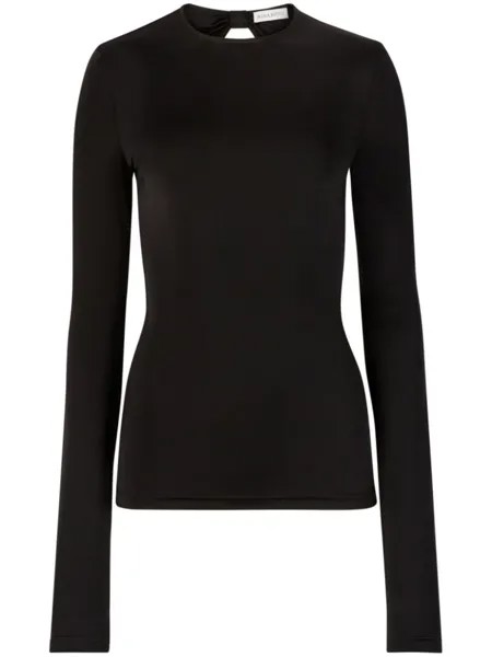 Nina Ricci топ с открытой спиной, черный