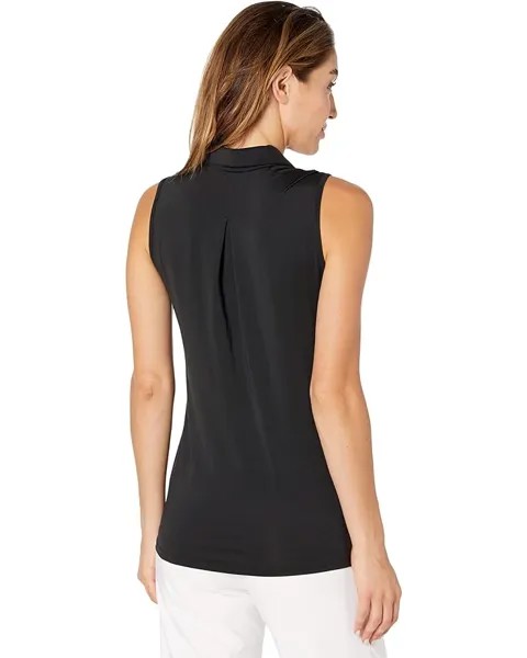 Поло Adidas Ultimate365 Primegreen Sleeveless Polo Shirt, черный