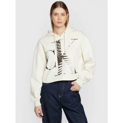 Худи Calvin Klein Jeans, размер L [INT], экрю
