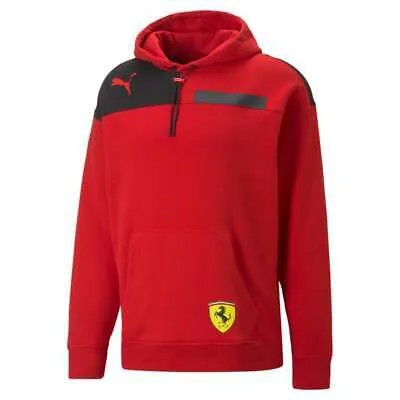 Puma Sf Race Assembly Pullover Hoodie Mens Red Casual Outerwear 53644102