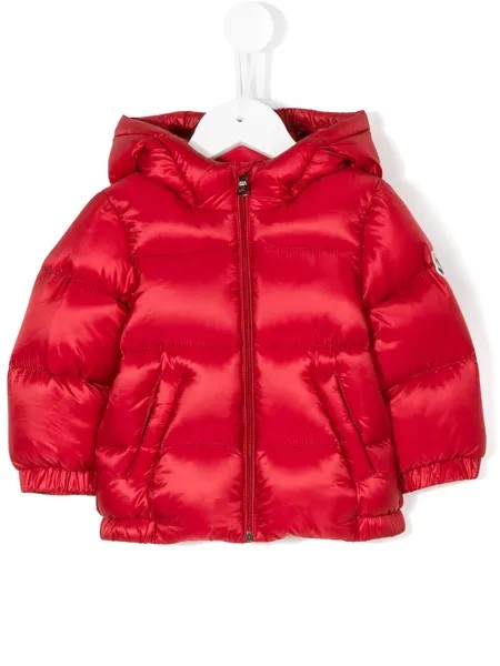Moncler Enfant пуховик с капюшоном