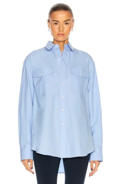 Рубашка Wardrobe.Nyc Oversize, синий