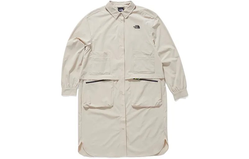 Платье с длинными рукавами женское цвета хаки The North Face