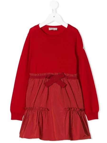 Moncler Enfant round neck sweater dress