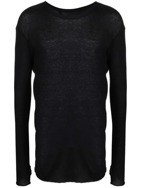 Boris Bidjan Saberi longline long-sleeve top