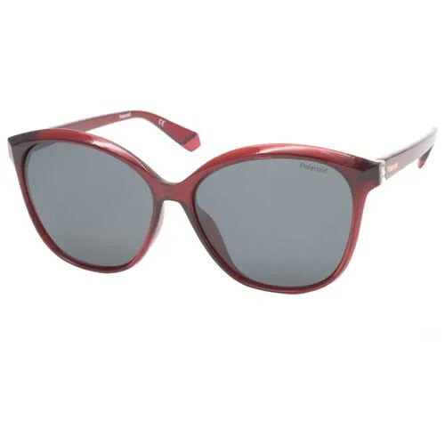 Солнцезащитные очки Polaroid PLD 4100/F/S, красный, бордовый