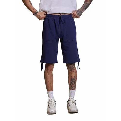 Бермуды  C.P. Company DIAGONAL RAISED FLEECE REGULAR SHORTS, размер S, синий