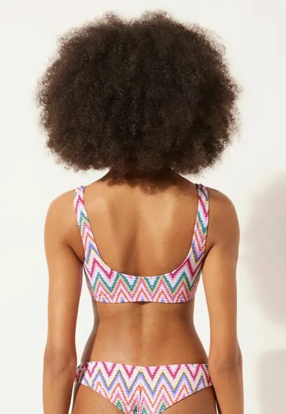 Верх бикини Chevron Calzedonia, мультиколор