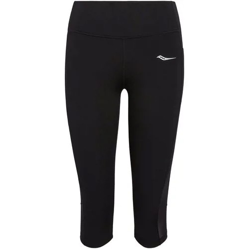 Тайтсы 3/4 Беговые Saucony Fortify Capri Black (Us:m)