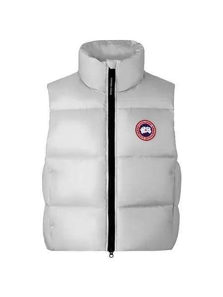 Кипарисовый пуховик Canada Goose, цвет silver birch