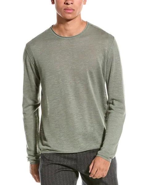Льняная футболка John Varvatos Lex Slub, мультиколор